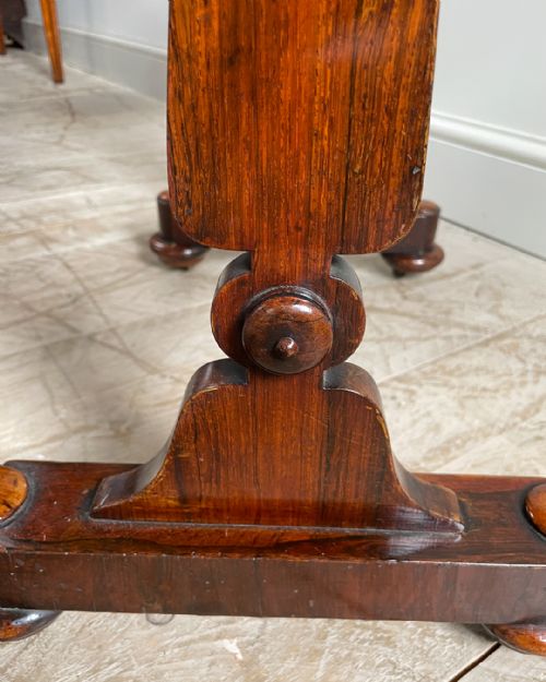 WILLIAM IV ROSEWOOD LAMP TABLE - ADDITIONAL PHOTO 8
