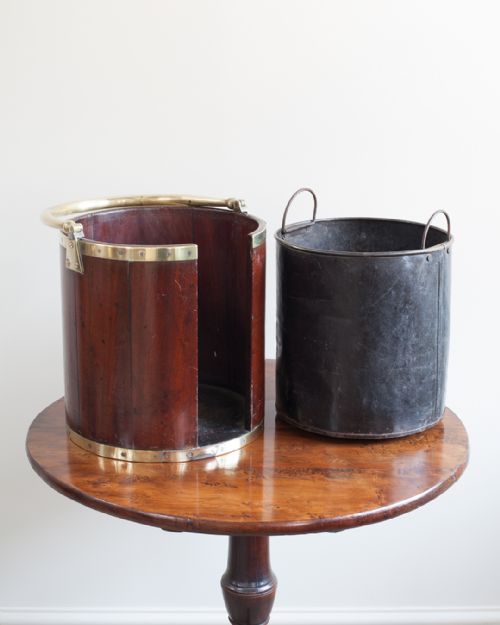 GEORGIAN MAHOGANY PLATE BUCKET - ADDITIONAL PHOTO 3