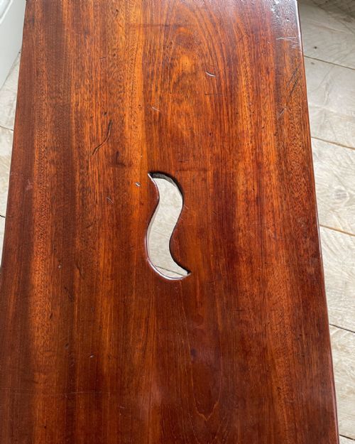 GEORGIAN MAHOGANY STOOL - ADDITIONAL PHOTO 3