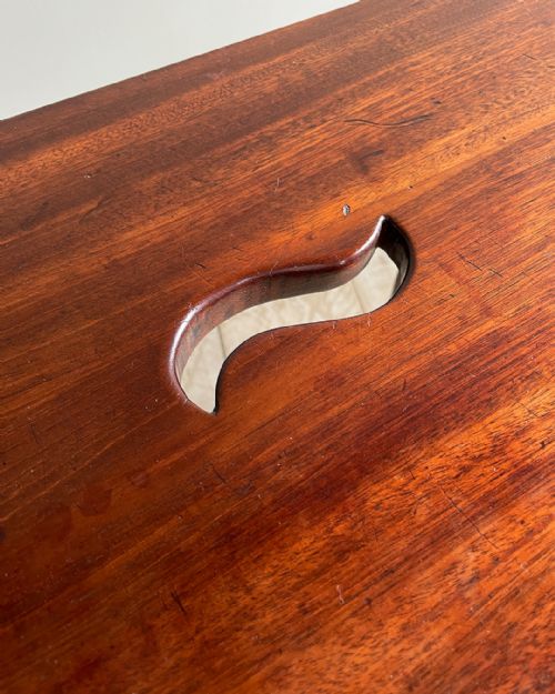 GEORGIAN MAHOGANY STOOL - ADDITIONAL PHOTO 4