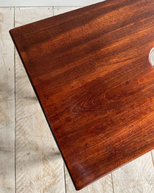 GEORGIAN MAHOGANY STOOL - ADDITIONAL PHOTO 5