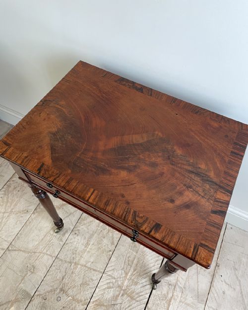 LATE REGENCY MAHOGANY WORK TABLE - ADDITIONAL PHOTO 6