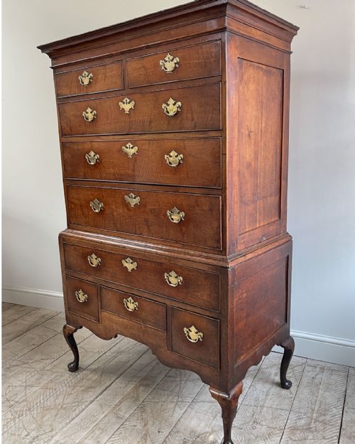 GEORGIAN CHEST ON STAND - ADDITIONAL PHOTO 2