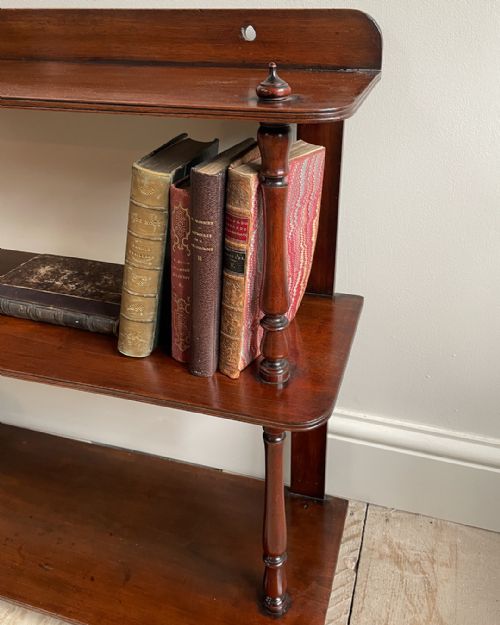 19TH CENTURY MAHOGANY WALL SHELVES - ADDITIONAL PHOTO 3