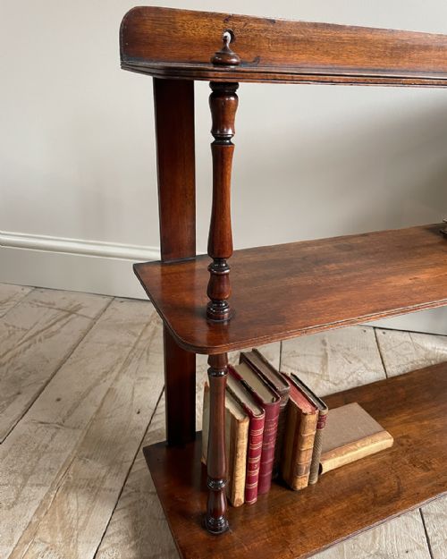 19TH CENTURY MAHOGANY WALL SHELVES - ADDITIONAL PHOTO 5