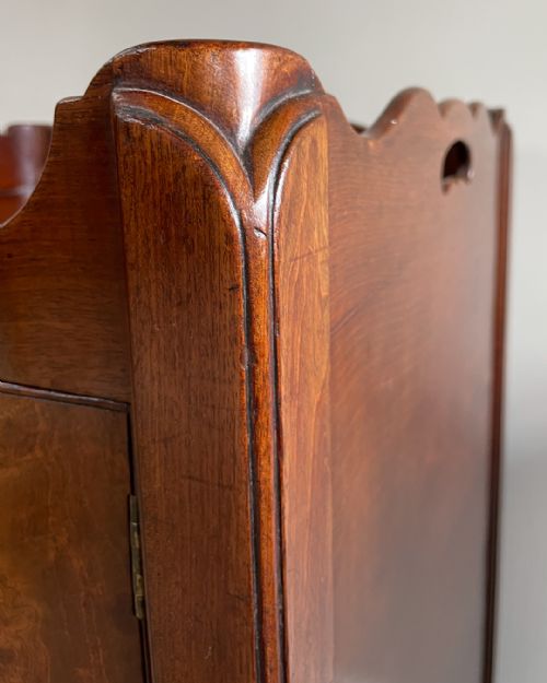NEAR PAIR OF GEORGIAN MAHOGANY TRAY TOP COMMODES - ADDITIONAL PHOTO 9