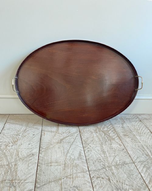 georgian oval tray - CATEGORY: ANTIQUE MISCELLANEOUS - DATED 19TH CENTURY