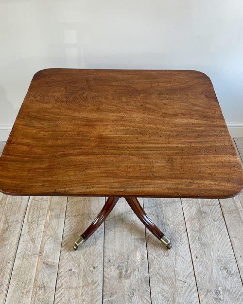 GEORGE III MAHOGANY LAMP TABLE - ADDITIONAL PHOTO 4