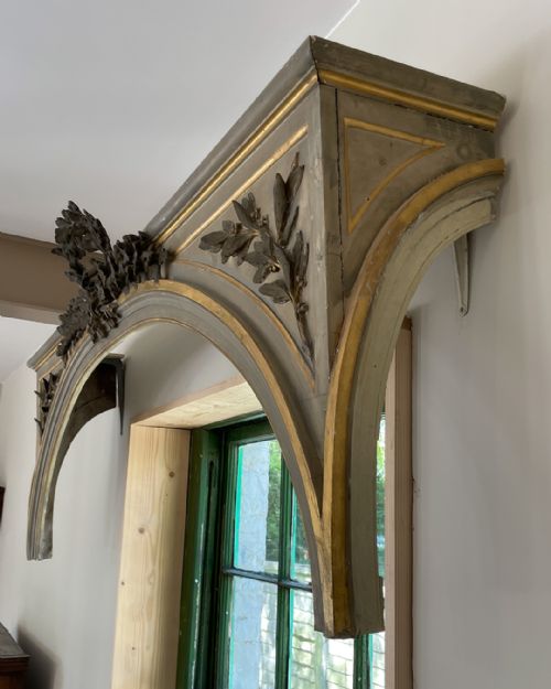 BEAUTIFUL PAIR OF EARLY 19TH CENTURY FRENCH PELMETS - ADDITIONAL PHOTO 5