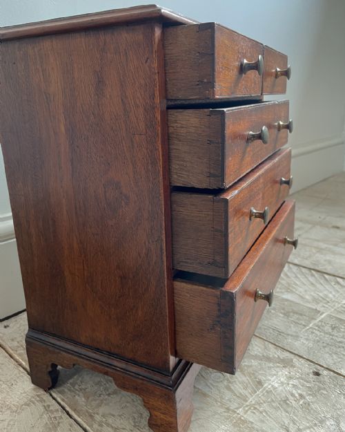 GEORGIAN MINIATURE CHEST OF DRAWERS - ADDITIONAL PHOTO 6