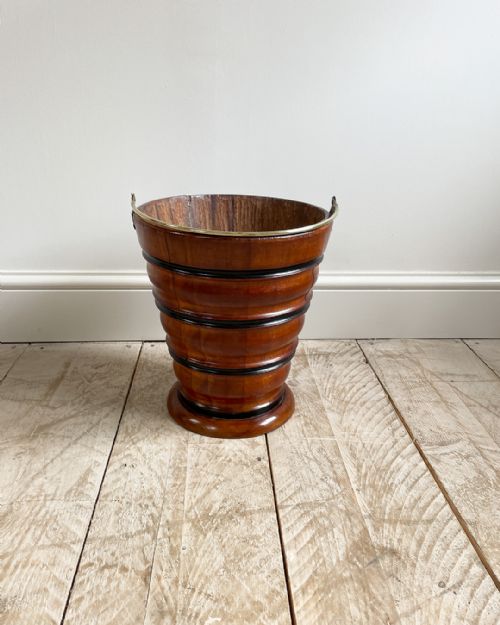 dutch coopered tea bucket - CATEGORY: ANTIQUE MISCELLANEOUS - DATED 19TH CENTURY