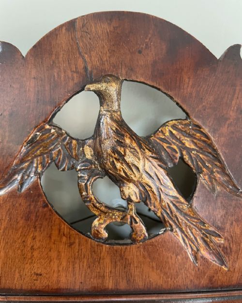 LOVELY QUALITY GEORGE III MAHOGANY PIER MIRROR - ADDITIONAL PHOTO 4