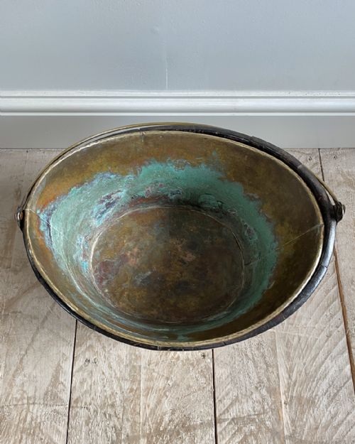 GEORGIAN MAHOGANY BRASS BOUND BUCKET - ADDITIONAL PHOTO 5