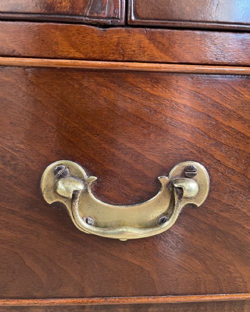 GEORGIAN MAHOGANY TRAYTOP COMMODE - ADDITIONAL PHOTO 8