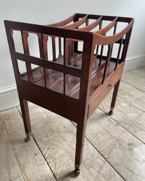GEORGE IV MAHOGANY CANTERBURY - ADDITIONAL PHOTO 5