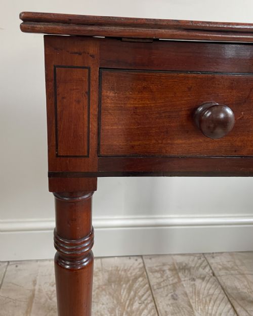 FINE QUALITY REGENCY MAHOGANY READING TABLE - ADDITIONAL PHOTO 7