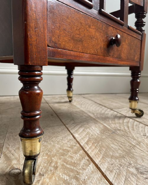 GEORGE IV MAHOGANY CANTERBURY - ADDITIONAL PHOTO 3