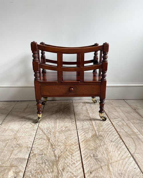 GEORGE IV MAHOGANY CANTERBURY - ADDITIONAL PHOTO 6