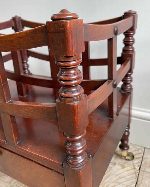 GEORGE IV MAHOGANY CANTERBURY - ADDITIONAL PHOTO 7