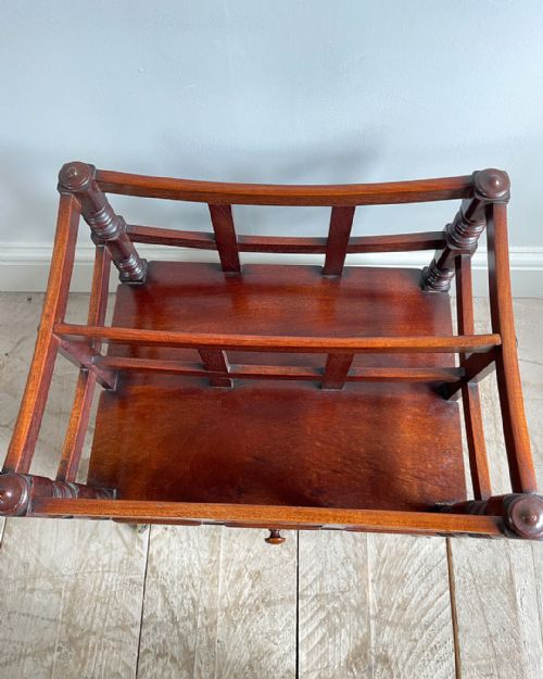 GEORGE IV MAHOGANY CANTERBURY - ADDITIONAL PHOTO 8