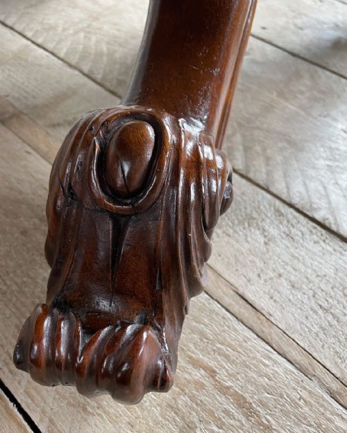 MAGNIFICENT WALNUT AND MARQUETRY CENTRE TABLE - ADDITIONAL PHOTO 8