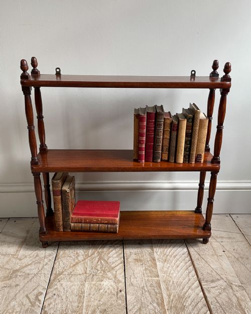 19TH CENTURY MAHOGANY WALL SHELVES - ADDITIONAL PHOTO 6