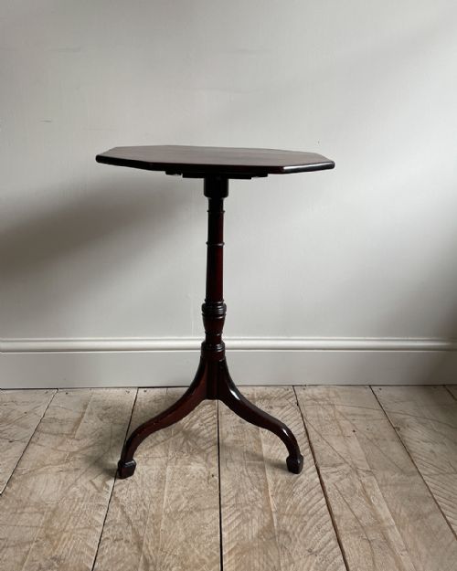 GEORGIAN MAHOGANY TRIPOD TABLE - ADDITIONAL PHOTO 1