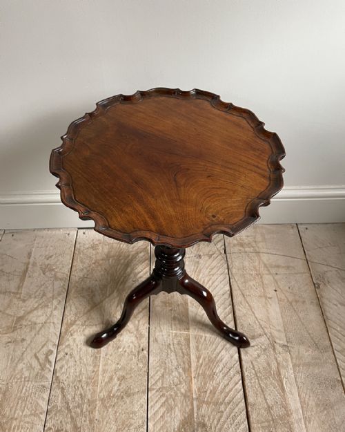 SUPERB QUALITY 18TH CENTURY MAHOGANY URN STAND - ADDITIONAL PHOTO 1