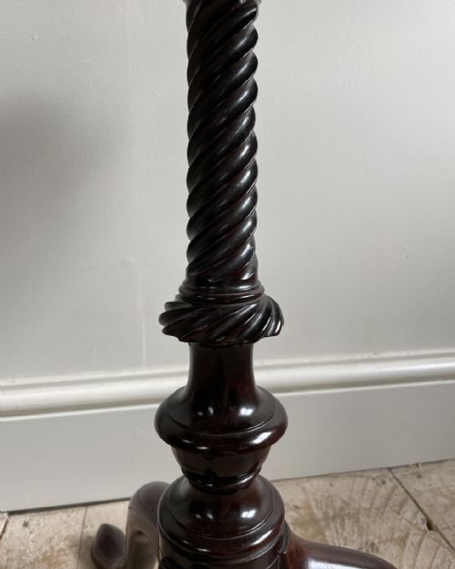 SUPERB QUALITY 18TH CENTURY MAHOGANY URN STAND - ADDITIONAL PHOTO 6
