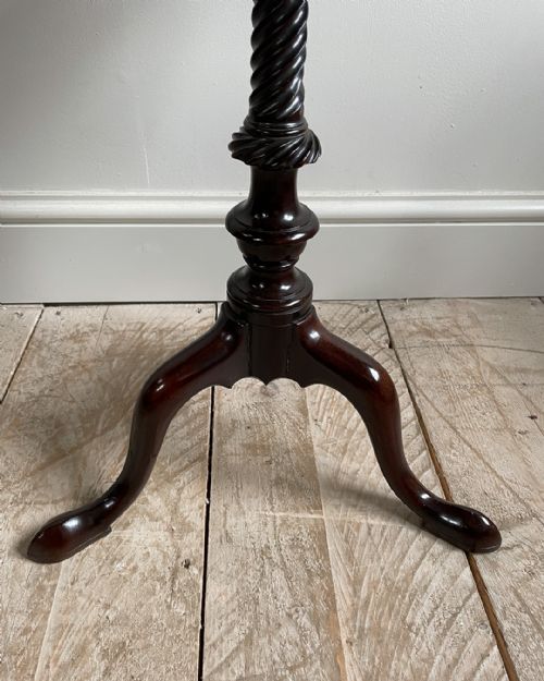 SUPERB QUALITY 18TH CENTURY MAHOGANY URN STAND - ADDITIONAL PHOTO 8