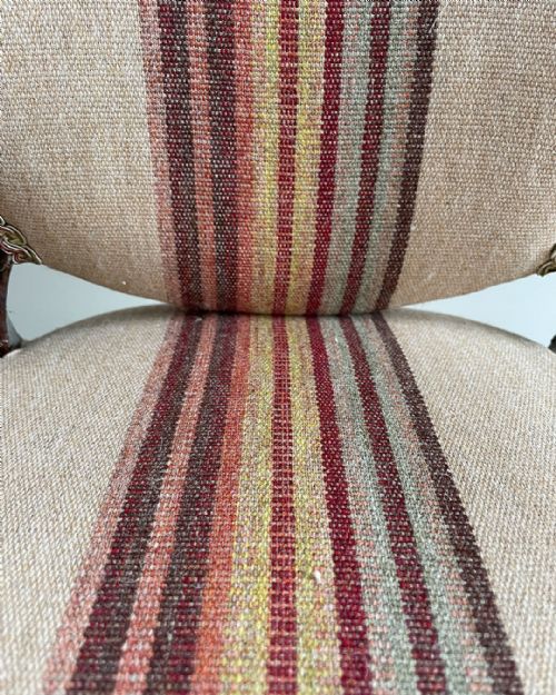 LOVELY EARLY 19TH CENTURY MAHOGANY FAUTEUIL - ADDITIONAL PHOTO 9