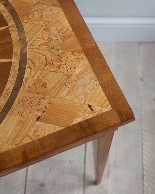 STUNNING EARLY 20TH CENTURY SCANDINAVIAN PARQUETRY CENTRE TABLE - ADDITIONAL PHOTO 6