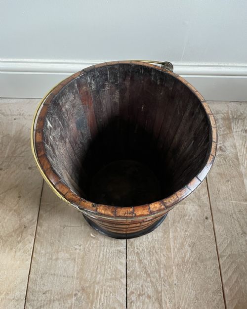 19TH CENTURY DUTCH CHERRYWOOD TEA BUCKET - ADDITIONAL PHOTO 5