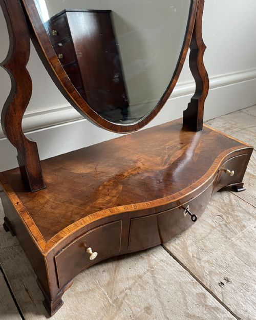GEORGIAN MAHOGANY TOILET MIRROR - ADDITIONAL PHOTO 5
