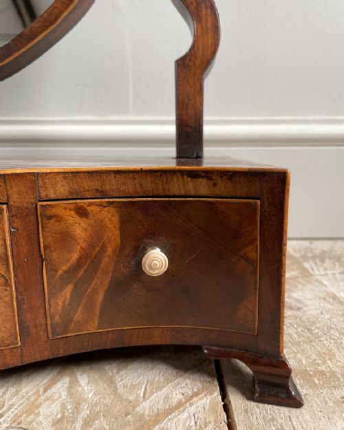 GEORGIAN MAHOGANY TOILET MIRROR - ADDITIONAL PHOTO 8