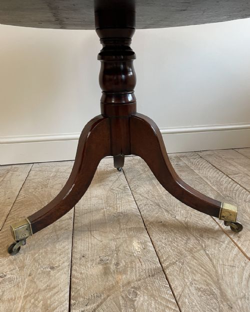 LOVELY SMALL GEORGIAN MAHOGANY DRUM TABLE - ADDITIONAL PHOTO 8