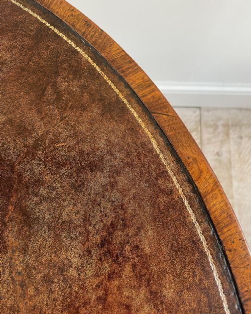 LOVELY SMALL GEORGIAN MAHOGANY DRUM TABLE - ADDITIONAL PHOTO 10