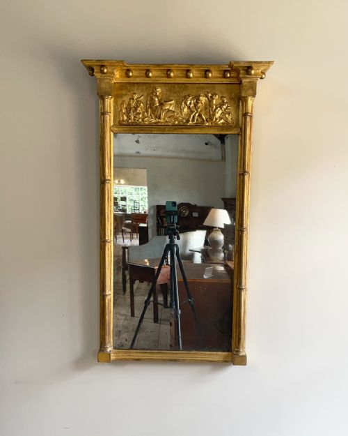 fine quality early 19th century giltwood pier mirror - CATEGORY: ANTIQUE MIRRORS - DATED 19TH CENTURY
