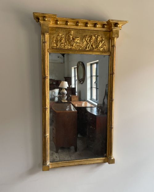 FINE QUALITY EARLY 19TH CENTURY GILTWOOD PIER MIRROR - ADDITIONAL PHOTO 1
