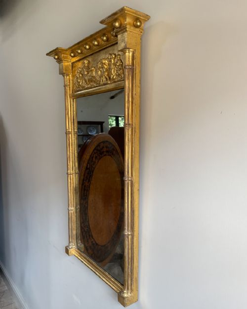 FINE QUALITY EARLY 19TH CENTURY GILTWOOD PIER MIRROR - ADDITIONAL PHOTO 2