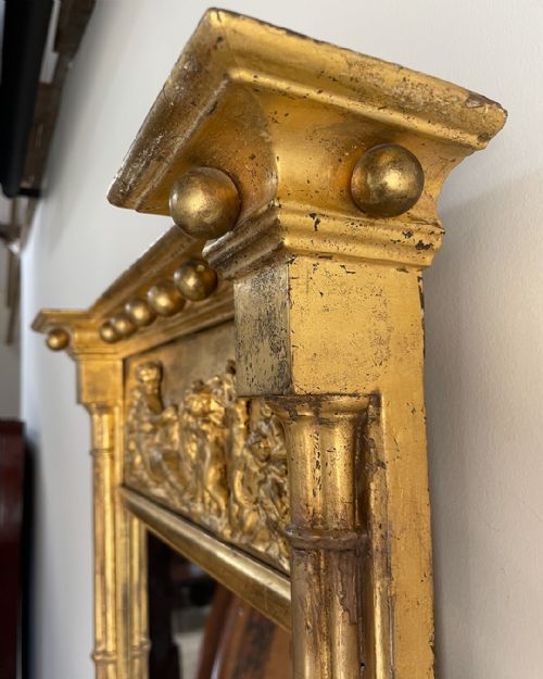FINE QUALITY EARLY 19TH CENTURY GILTWOOD PIER MIRROR - ADDITIONAL PHOTO 7