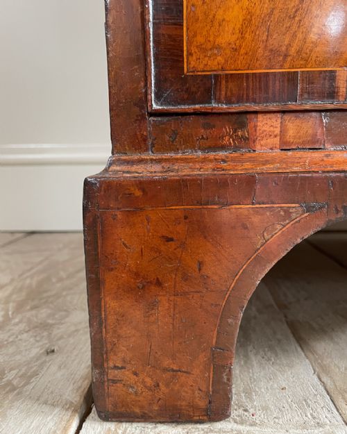 GEORGIAN MAHOGANY SECRETAIRE CHEST OF DRAWERS - ADDITIONAL PHOTO 9