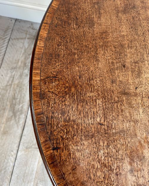 BEAUTIFUL GEORGIAN MAHOGANY OVAL PEMBROKE TABLE - ADDITIONAL PHOTO 7