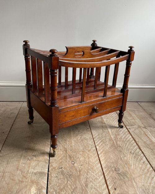 george iv mahogany canterbury - CATEGORY: ANTIQUE FURNITURE - DATED 19TH CENTURY