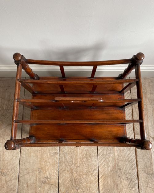 GEORGE IV MAHOGANY CANTERBURY - ADDITIONAL PHOTO 3