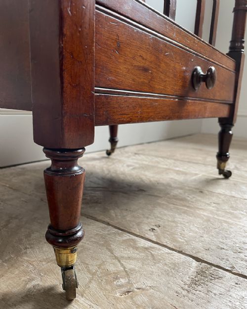 GEORGE IV MAHOGANY CANTERBURY - ADDITIONAL PHOTO 6