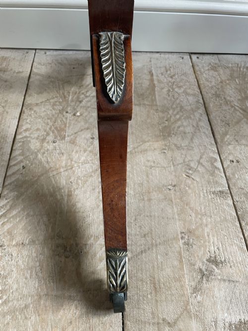 REGENCY MAHOGANY CHEVAL MIRROR - ADDITIONAL PHOTO 7