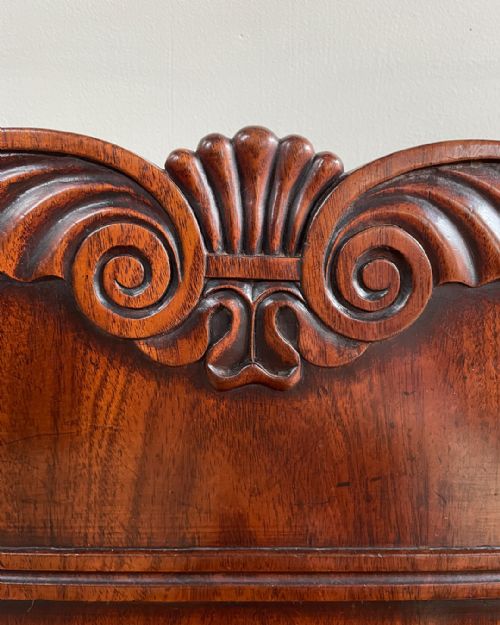 PAIR OF GEORGE IV MAHOGANY HALL CHAIRS - ADDITIONAL PHOTO 7