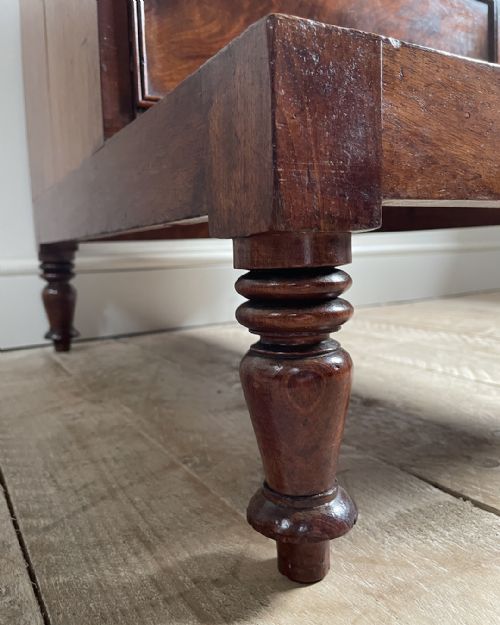 GEORGE IV MAHOGANY LIBRARY STEPS - ADDITIONAL PHOTO 8