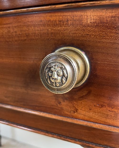 REGENCY MAHOGANY BOWFRONT DRESSING TABLE - ADDITIONAL PHOTO 8